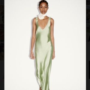 Zara Satin Lingerie Style Dress